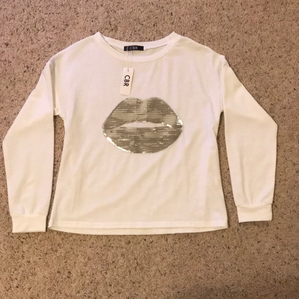 CBR white sweater size S